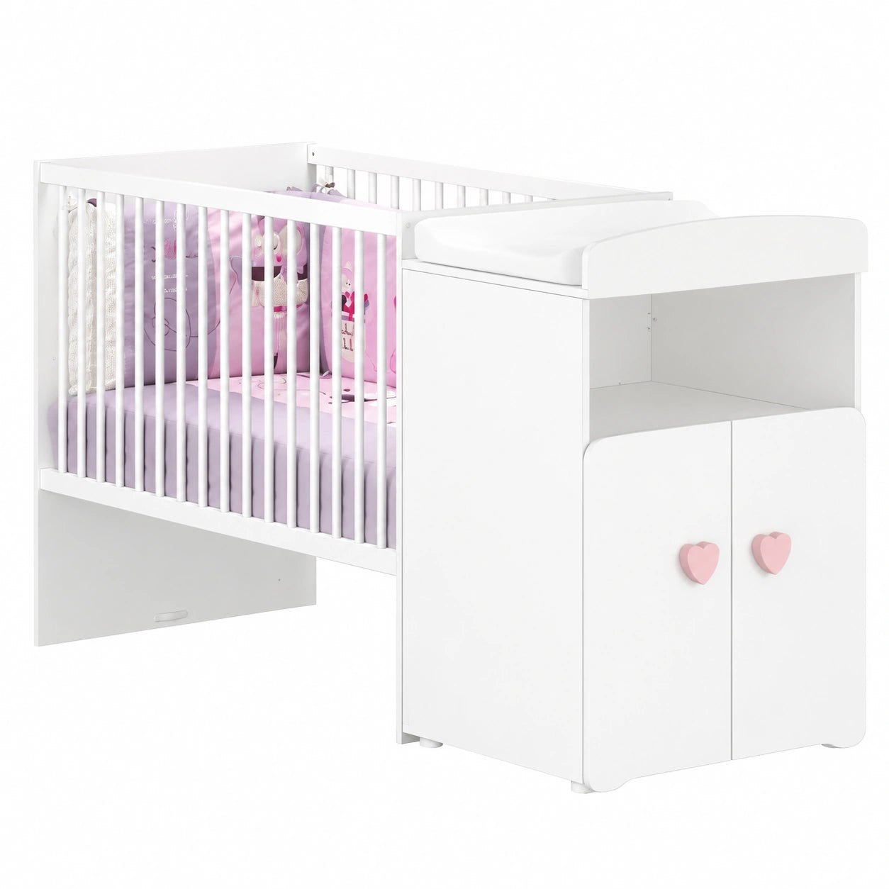 Verstellbares Babybett mit Knopf für Neugeborene