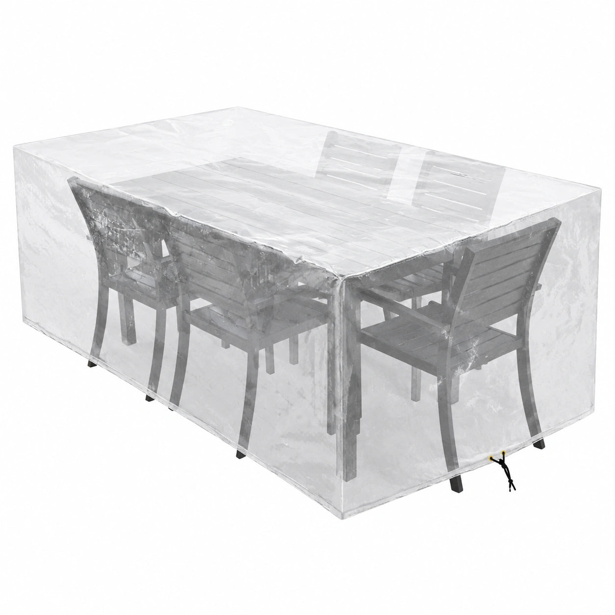 Wasserdichte Schutzhülle für Gartenmöbel 240x140x90cm, UV-beständig, Atmungsaktiv, Polyethylen für Rechteckige Terrassen- und Gartentische