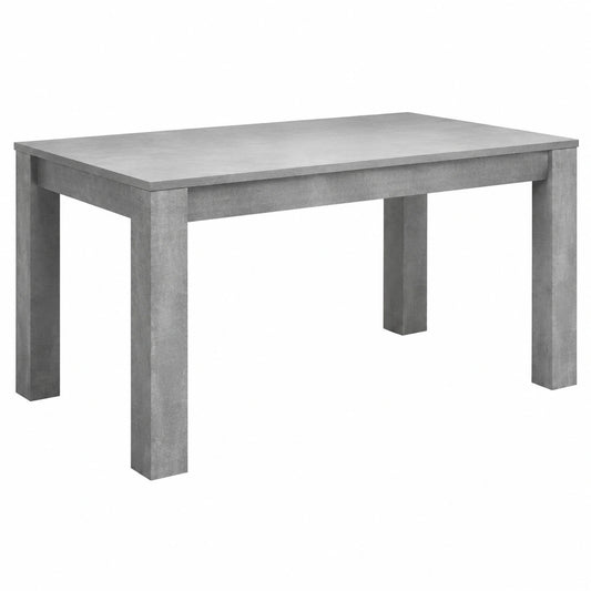 Moderner Esstisch mit Wendeplatte in Beton Grau/Weiß oder Schwarz