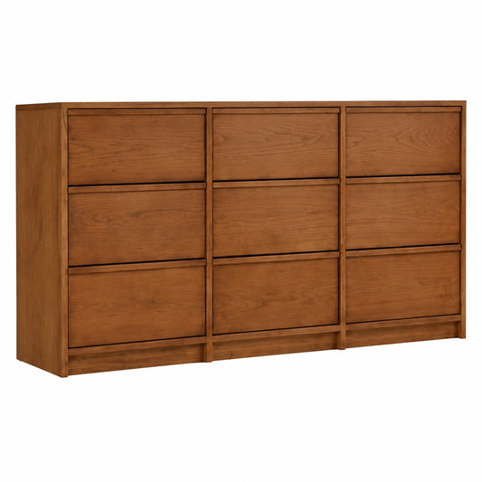 Vintage Massivholz Sideboard mit Schubladen, 150cm Breite, vielseitig einsetzbar für Wohnzimmer, Schlafzimmer, Küche und Balkon