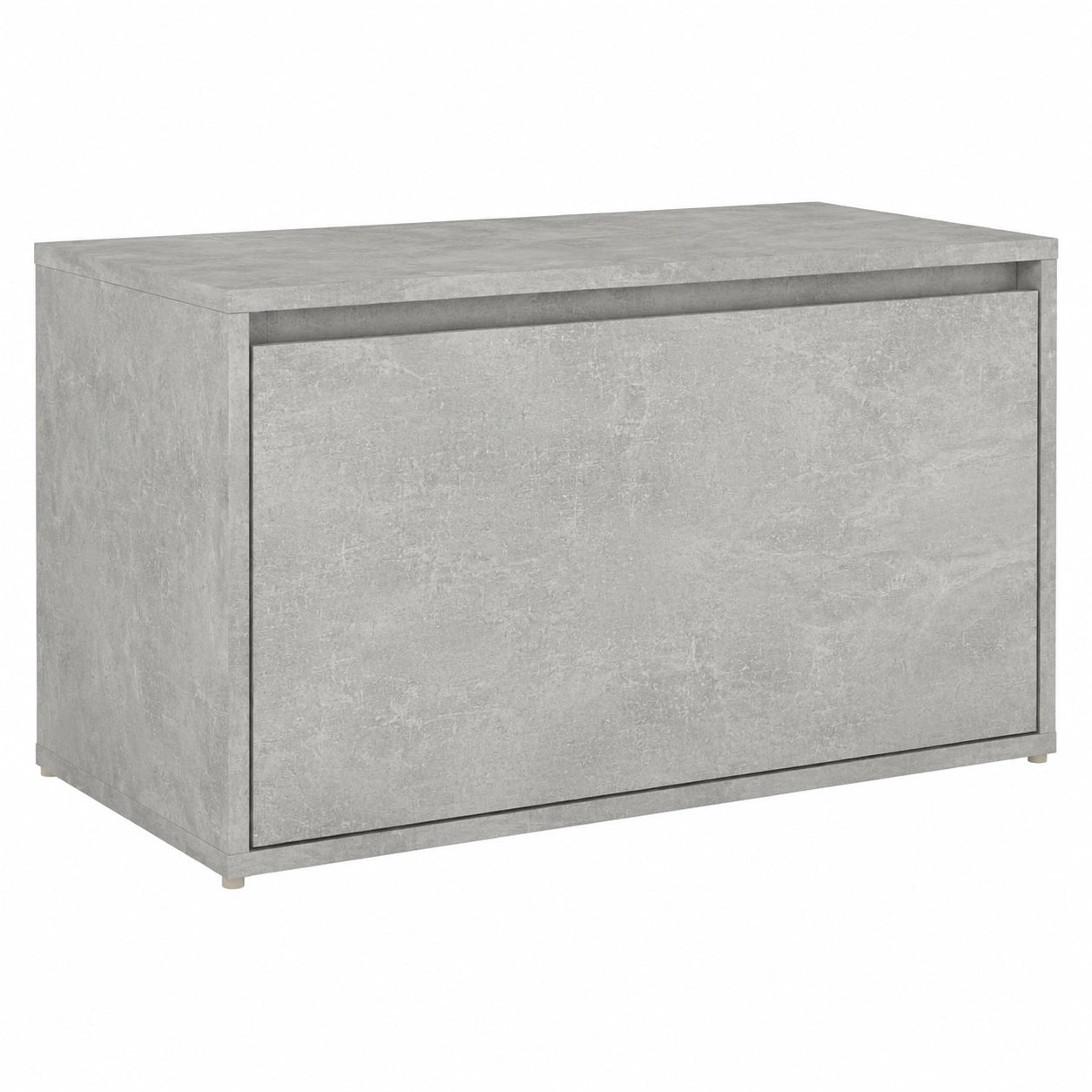vidaXL Flurbank mit Schublade und Sitztruhe in Betongrau, 80x40x45 cm