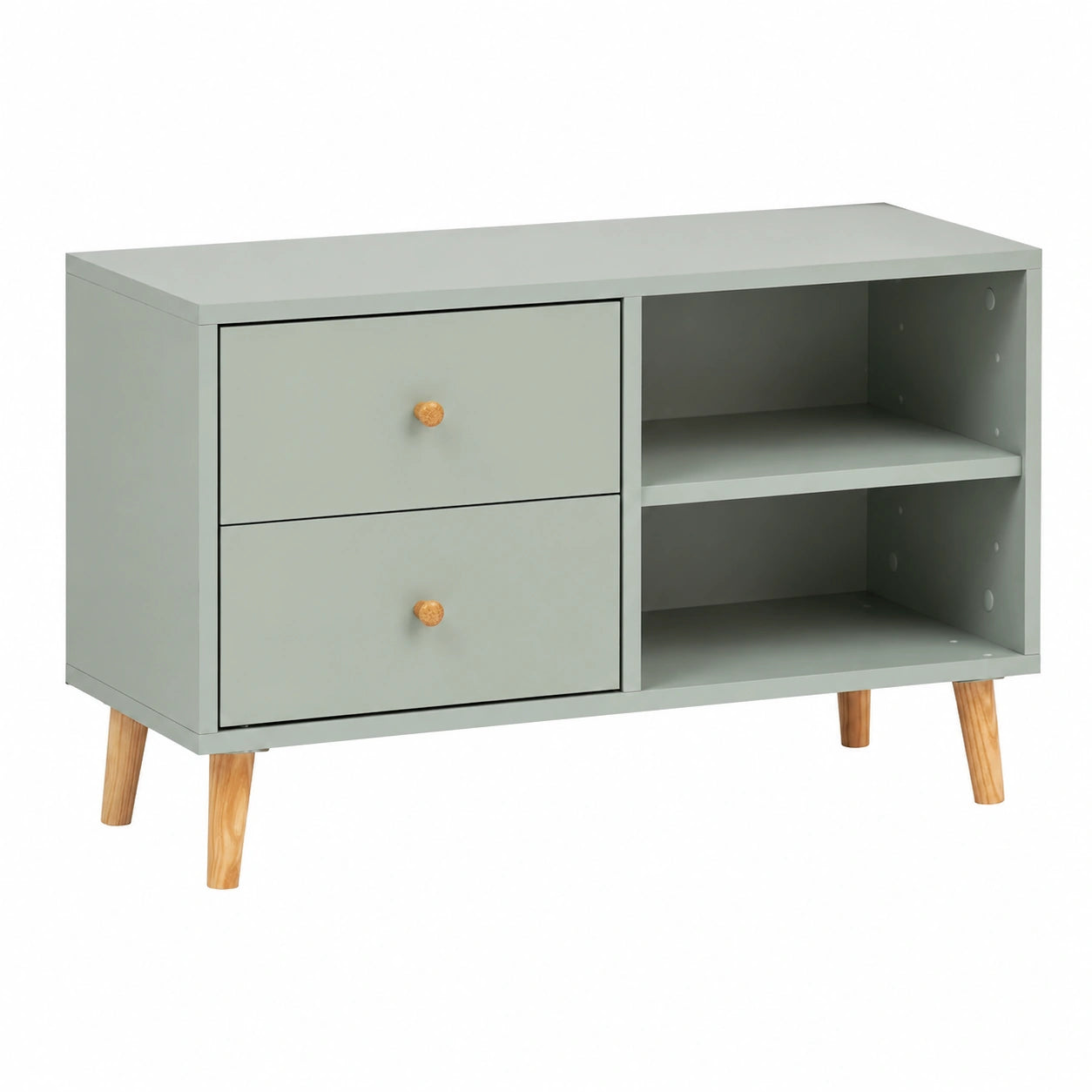 Schildmeyer Bjarne Badezimmerbank in Pistaziengrün, 78,9 x 33 x 46,5 cm