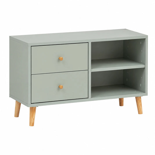 Schildmeyer Bjarne Badezimmerbank in Pistaziengrün, 78,9 x 33 x 46,5 cm
