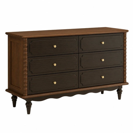 Retro Sideboard aus Massivholz mit Schubladen für Wohnzimmer und Schlafzimmer, Dekoration für Veranda, 160x40x85 cm