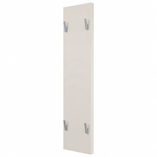 Vladon Garderobenpaneel Set, 2-Teilig, Hochglanz Creme, 28x120x2 cm