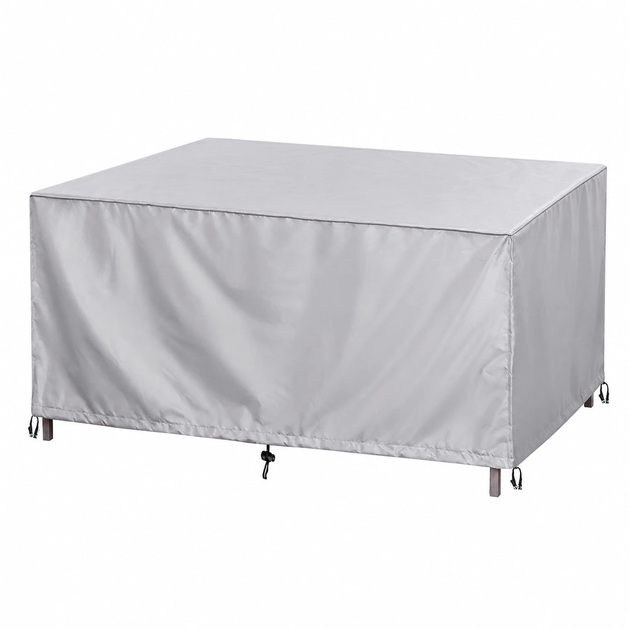 Wasserdichte Abdeckung für Gartenmöbel, Rechteckig 160x90x75 cm - Strapazierfähige 600D Schutzhülle für Tisch und Sitzgruppe