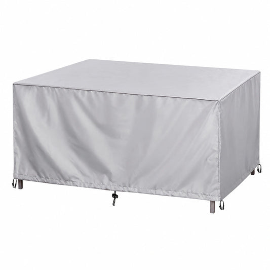 Wasserdichte Abdeckung für Gartenmöbel, Rechteckig 160x90x75 cm - Strapazierfähige 600D Schutzhülle für Tisch und Sitzgruppe